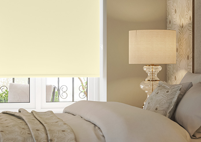 Palermo (Blackout), Cream - Twist&Fit Roller Blind - Image 5